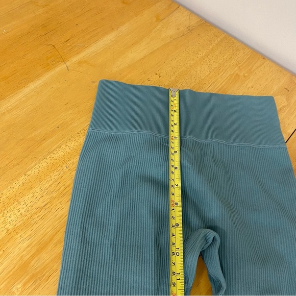 NEW Women Medium Oxidized Green Leggings High Rise Size XS - Picture 6 of 7